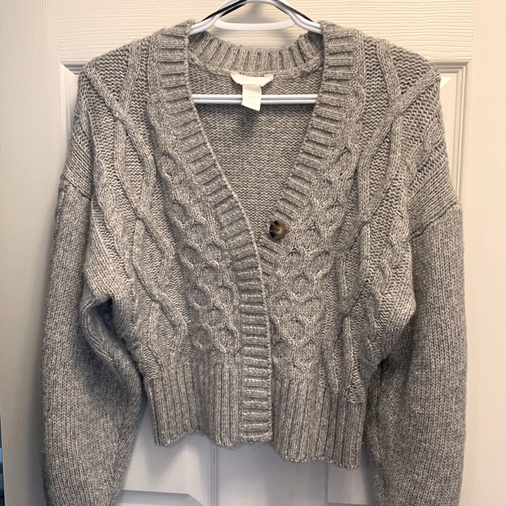 H&M Knit Grey Cardigan